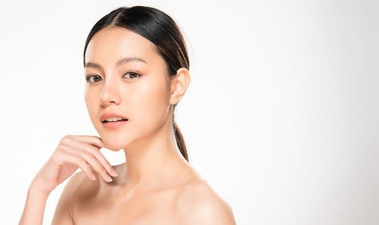 Close-up of a woman showcasing healthy skin and a natural beauty look, perfect for skincare inspiration.