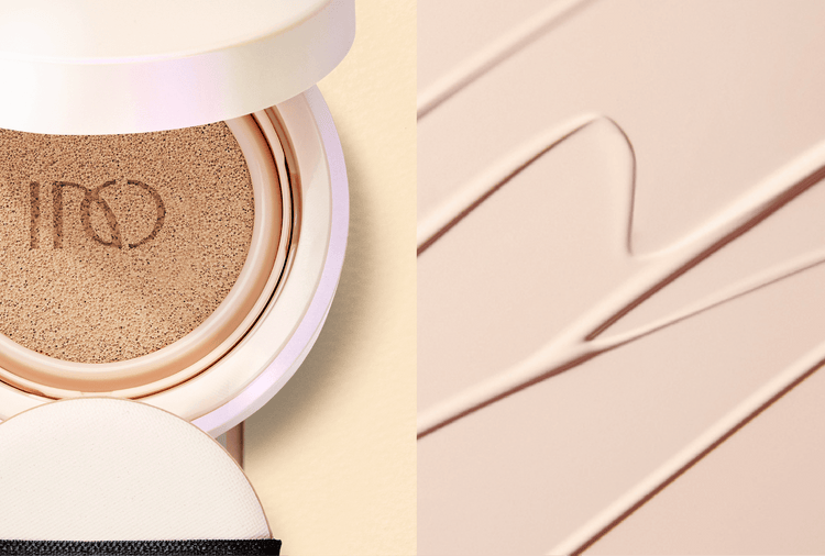 Riman ICD Sheer Glow BB cream and Luminous Glow Cushion showcasing Korean skincare innovation for a moisturizing makeup experience.