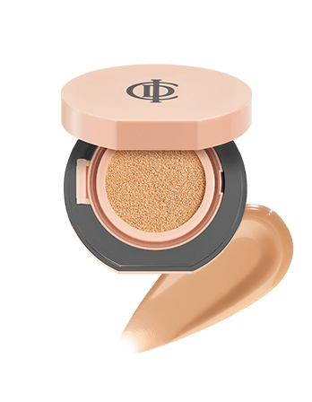 ICD Makeup Luminous Glow Cushion with radiant coverage and moisturizing formula for dewy skin finish.