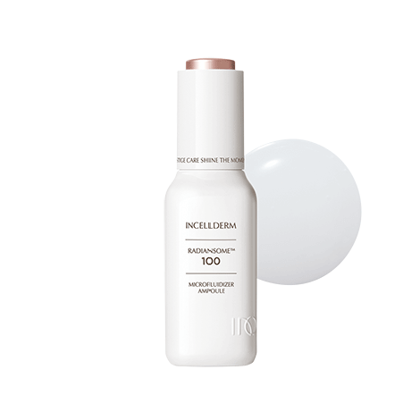 RADIANSOME 100 Microfluidizer Ampoule for effective skin hydration and anti-aging benefits.