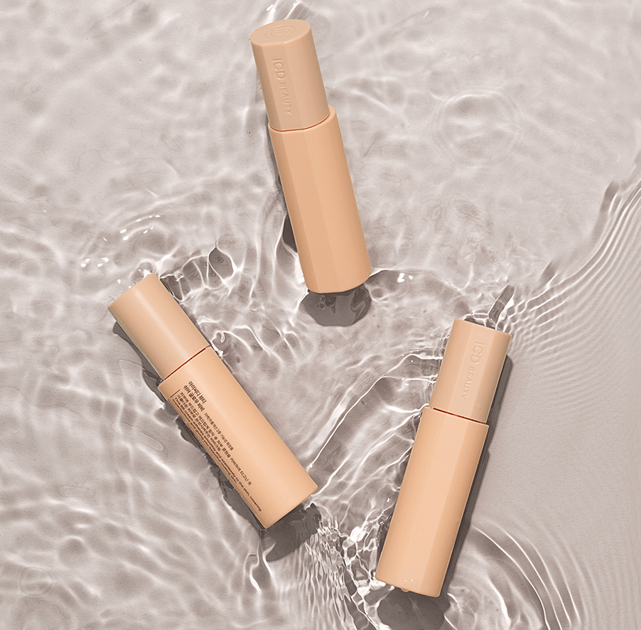 Front view of ICD Sheer Glow BB cream with minimalist label – lightweight Korean coverage solution