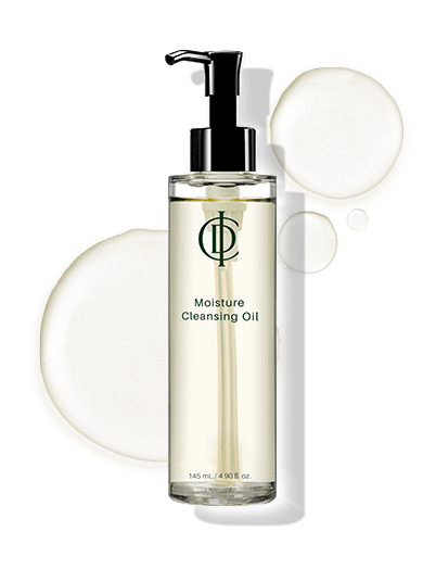 Front-facing view of ICD Moisture Cleansing Oil – hydrating facial cleanser from Riman