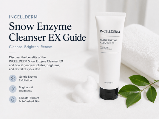 Incellderm Snow Enzyme Cleanser EX: The Snow-Soft Korean Cleanser That Polishes While It Purifies