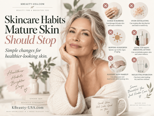 5 Skincare Habits Mature Skin Should Stop Doing According to Dermatologists