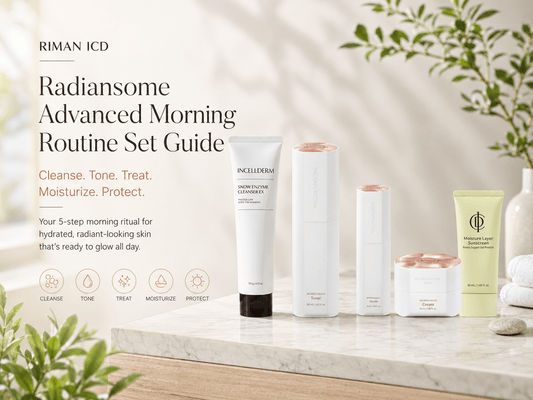ICD Radiansome Advanced Morning Routine Set: RIMAN's Most Advanced Start to the Day