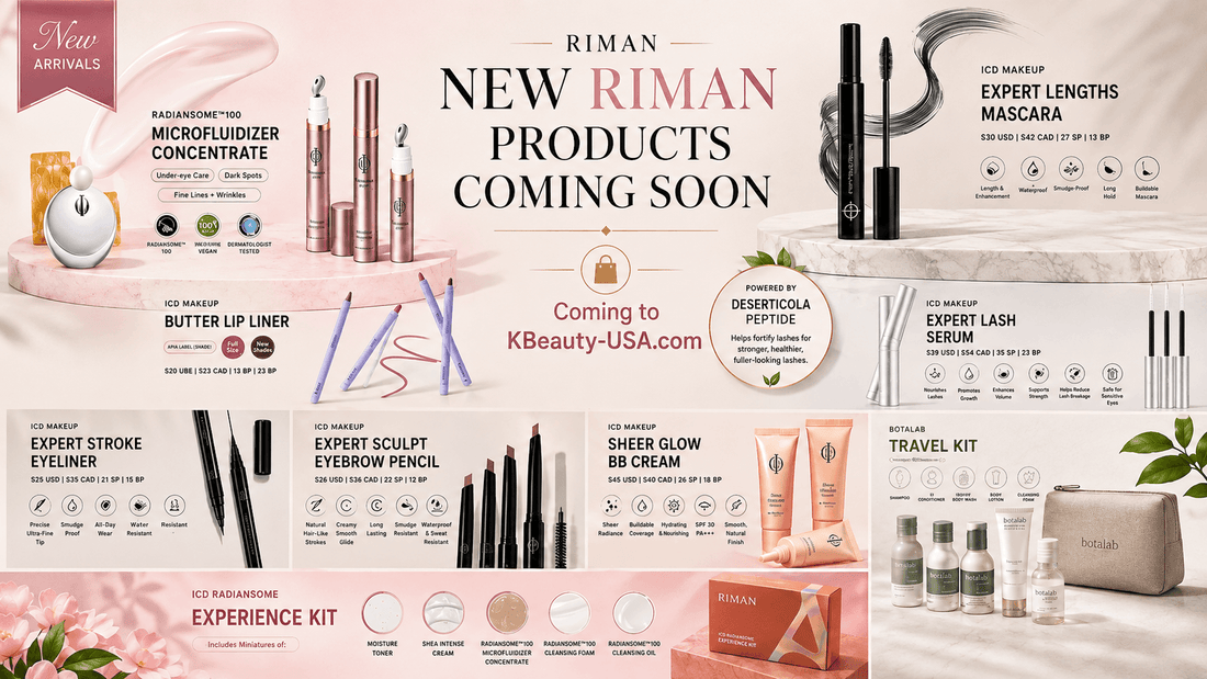 New RIMAN Products Coming Soon to KBeauty-USA.com: Makeup, Radiansome, Botalab and More
