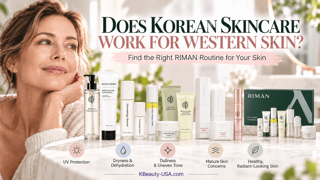 Does Korean Skincare Work for Western Skin? Find the Right RIMAN Routine for Your Skin