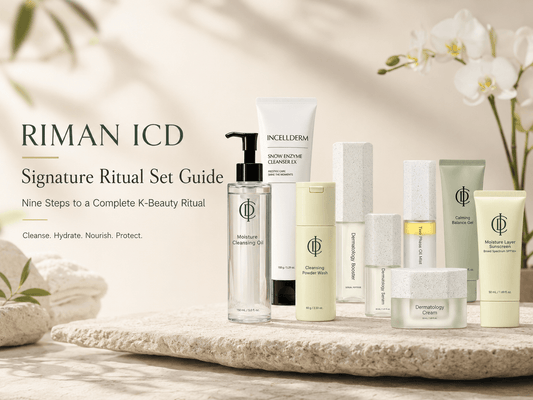 Signature RIMAN Ritual ICD Set: Nine Steps to the Complete Incellderm Experience