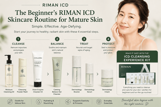 The Beginner's RIMAN ICD Skincare Routine for Mature Skin