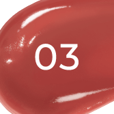 ICD Makeup Butter Lip Tint Semi Matte in shade 03 with a glossy semi-matte finish.