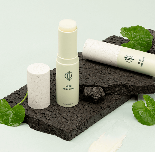 Riman ICD Multi Stick Balm with twist-up applicator and sleek white design – Korean moisturizing balm