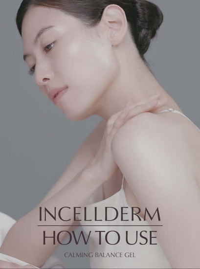 Video demonstration of Riman Calming Balance Gel application showing gel texture and skin absorption