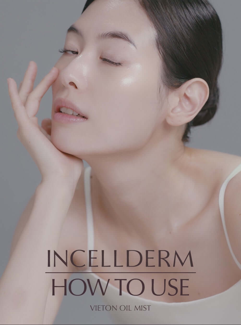 Video demonstration of Riman ICD Two-Phase Oil Mist application and texture on skin – luminous hydration effect