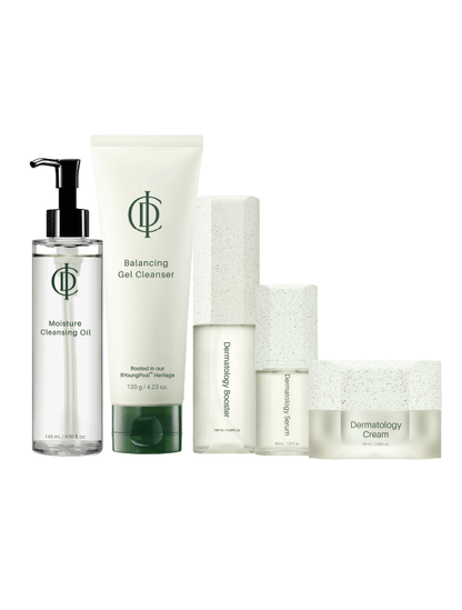 RIMAN ICD Essential Double Cleanse RIMAN Ritual - Balancing Gel Cleanser set including Moisture Cleansing Oil and Dermatology Cream.